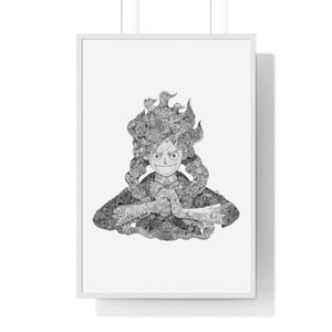 LUFFY GEAR 5 BLACK & WHITE FRAMED POSTER LUFFY GEAR 5 BLACK & WHITE FRAMED POSTER