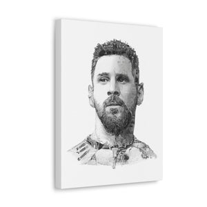 MESSI 2023 BLACK & WHITE CANVAS MESSI 2023 BLACK & WHITE CANVAS