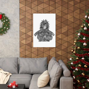 MADARA BLACK & WHITE POSTER MADARA BLACK & WHITE POSTER