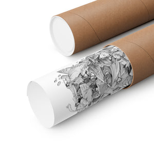 AIZEN BLACK & WHITE POSTER AIZEN BLACK & WHITE POSTER