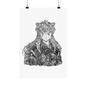 INUYASHA BLACK & WHITE POSTER INUYASHA BLACK & WHITE POSTER