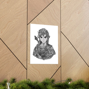 LINK BLACK & WHITE POSTER LINK BLACK & WHITE POSTER