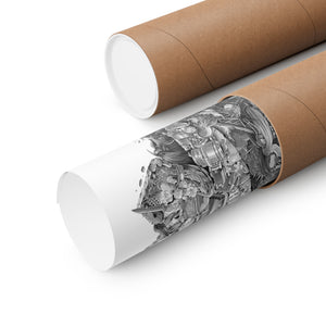 CLOUD BLACK & WHITE POSTER CLOUD BLACK & WHITE POSTER