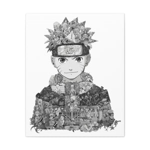 KID NARUTO BLACK & WHITE CANVAS KID NARUTO BLACK & WHITE CANVAS