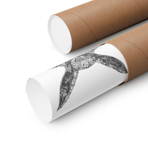 KURAMA BLACK & WHITE POSTER KURAMA BLACK & WHITE POSTER