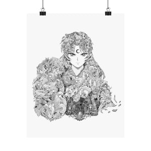 SESSHOMARU BLACK & WHITE POSTER SESSHOMARU BLACK & WHITE POSTER