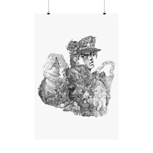 JOTARO BLACK & WHITE POSTER JOTARO BLACK & WHITE POSTER