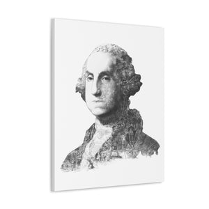 GEORGE WASHINGTON BLACK & WHITE CANVAS GEORGE WASHINGTON BLACK & WHITE CANVAS