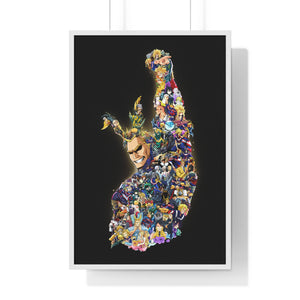 ALL MIGHT COLOR FRAMED POSTER ALL MIGHT COLOR FRAMED POSTER