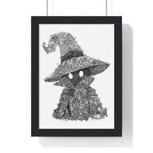 VIVI BLACK & WHITE FRAMED POSTER VIVI BLACK & WHITE FRAMED POSTER