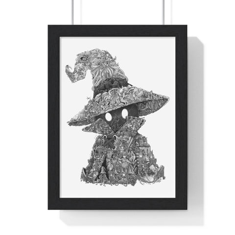 VIVI BLACK & WHITE FRAMED POSTER