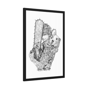 DENJI BLACK & WHITE FRAMED POSTER DENJI BLACK & WHITE FRAMED POSTER