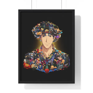 SPIKE SPIEGEL COLOR FRAMED POSTER SPIKE SPIEGEL COLOR FRAMED POSTER