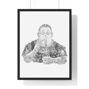 SAKAMOTO BLACK & WHITE FRAMED POSTER SAKAMOTO BLACK & WHITE FRAMED POSTER