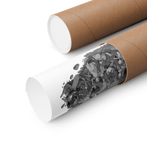 KAIJU NO. 8 BLACK & WHITE POSTER KAIJU NO. 8 BLACK & WHITE POSTER