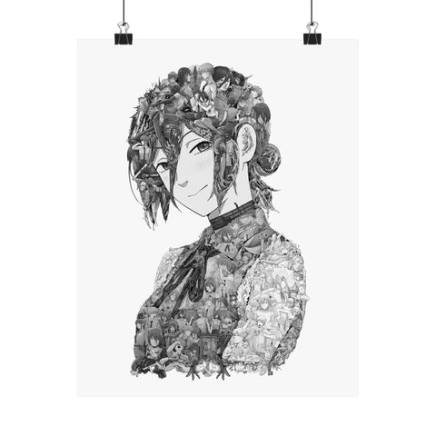 REZE BLACK & WHITE POSTER