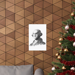 GEORGE WASHINGTON BLACK & WHITE POSTER GEORGE WASHINGTON BLACK & WHITE POSTER