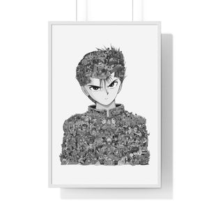 YUSUKE BLACK & WHITE FRAMED POSTER YUSUKE BLACK & WHITE FRAMED POSTER