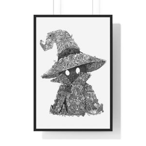 VIVI BLACK & WHITE FRAMED POSTER VIVI BLACK & WHITE FRAMED POSTER