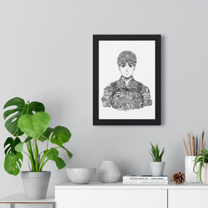 ARMIN BLACK & WHITE FRAMED POSTER ARMIN BLACK & WHITE FRAMED POSTER