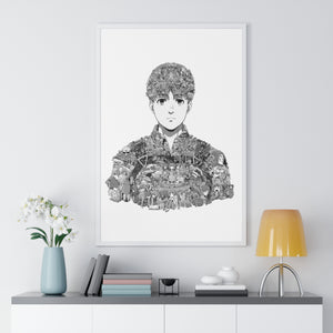 ARMIN BLACK & WHITE FRAMED POSTER ARMIN BLACK & WHITE FRAMED POSTER