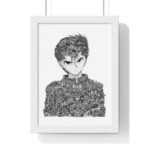YUSUKE BLACK & WHITE FRAMED POSTER YUSUKE BLACK & WHITE FRAMED POSTER