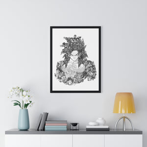 GOKU SSJ4 BLACK & WHITE FRAMED POSTER GOKU SSJ4 BLACK & WHITE FRAMED POSTER