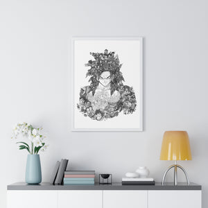GOKU SSJ4 BLACK & WHITE FRAMED POSTER GOKU SSJ4 BLACK & WHITE FRAMED POSTER