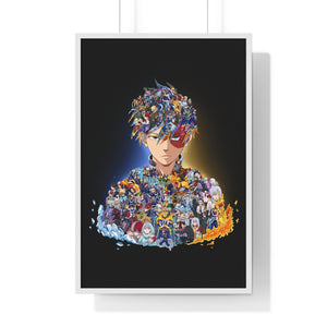 TODOROKI COLOR FRAMED POSTER TODOROKI COLOR FRAMED POSTER