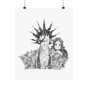 KENPACHI BLACK & WHITE POSTER KENPACHI BLACK & WHITE POSTER