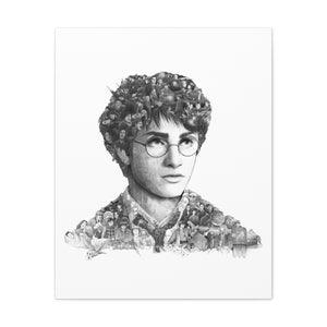 HARRY POTTER BLACK & WHITE CANVAS HARRY POTTER BLACK & WHITE CANVAS