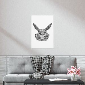 KURAMA BLACK & WHITE POSTER KURAMA BLACK & WHITE POSTER