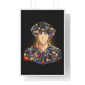 SPIKE SPIEGEL COLOR FRAMED POSTER SPIKE SPIEGEL COLOR FRAMED POSTER