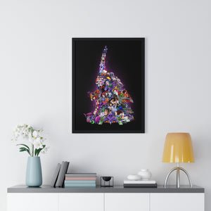 EVA 01 COLOR FRAMED POSTER EVA 01 COLOR FRAMED POSTER