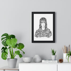 NEJI BLACK & WHITE FRAMED POSTER NEJI BLACK & WHITE FRAMED POSTER