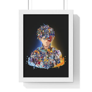 TODOROKI COLOR FRAMED POSTER TODOROKI COLOR FRAMED POSTER