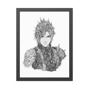 CLOUD BLACK & WHITE FRAMED POSTER CLOUD BLACK & WHITE FRAMED POSTER