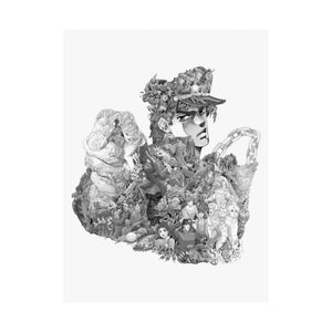 JOTARO BLACK & WHITE POSTER JOTARO BLACK & WHITE POSTER
