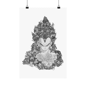 VEGETA SSJ4 BLACK & WHITE POSTER VEGETA SSJ4 BLACK & WHITE POSTER