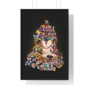 VEGETA SSJ4 COLOR FRAMED POSTER VEGETA SSJ4 COLOR FRAMED POSTER
