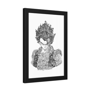 GOGETA BLACK & WHITE FRAMED POSTER GOGETA BLACK & WHITE FRAMED POSTER
