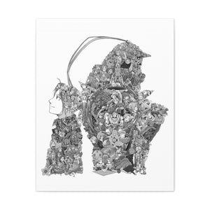 EDWARD ALPHONSE BLACK & WHITE CANVAS EDWARD ALPHONSE BLACK & WHITE CANVAS