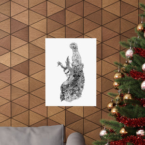 ALL MIGHT BLACK & WHITE POSTER ALL MIGHT BLACK & WHITE POSTER