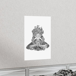 LUFFY GEAR 5 BLACK & WHITE POSTER LUFFY GEAR 5 BLACK & WHITE POSTER