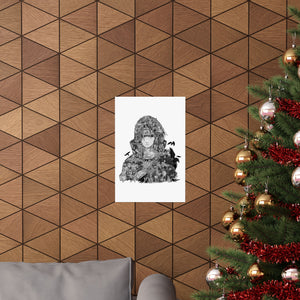 ITACHI BLACK & WHITE POSTER ITACHI BLACK & WHITE POSTER