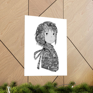 CHIHIRO BLACK & WHITE POSTER CHIHIRO BLACK & WHITE POSTER