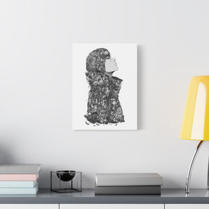 ITACHI (RAIN) BLACK & WHITE CANVAS ITACHI (RAIN) BLACK & WHITE CANVAS