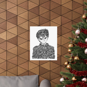 YUSUKE BLACK & WHITE POSTER YUSUKE BLACK & WHITE POSTER