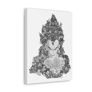 VEGETA SSJ4 BLACK & WHITE CANVAS VEGETA SSJ4 BLACK & WHITE CANVAS