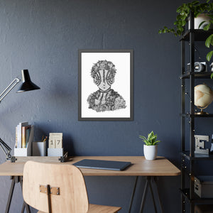 AKAZA BLACK & WHITE FRAMED POSTER AKAZA BLACK & WHITE FRAMED POSTER